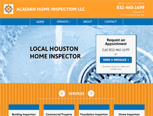 Tablet Screenshot of houstonhomeinspectionservice.org